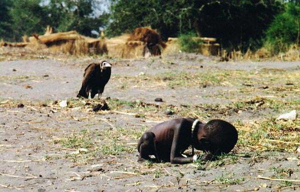 Svältande barn