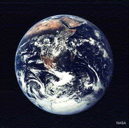 Earth as seen from space