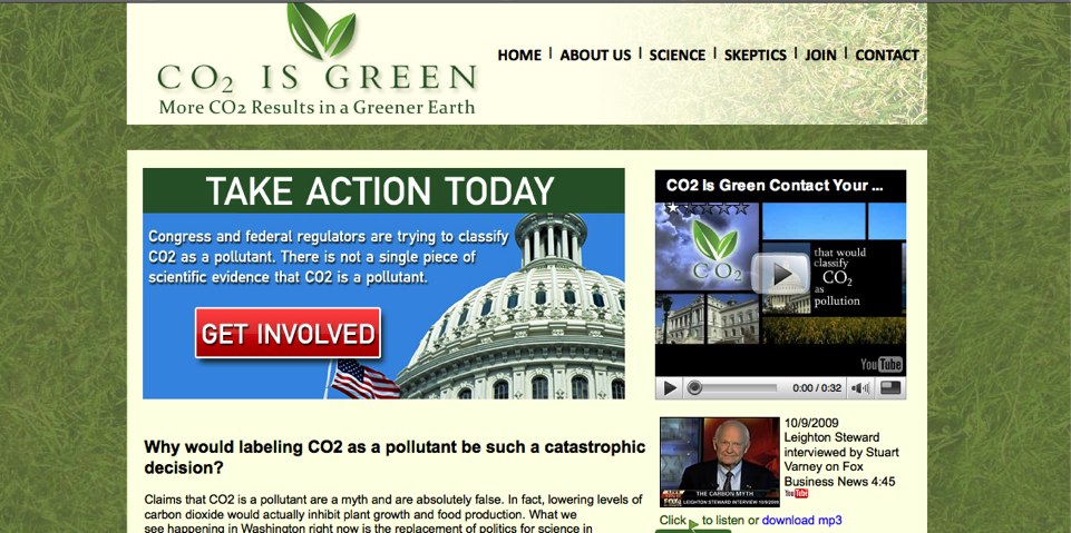co2 is green
