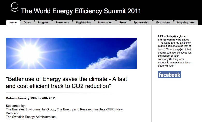 The World Energy Summit 2011