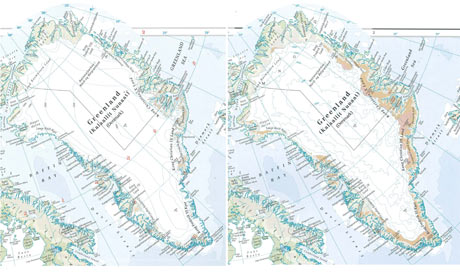 Greenland ice cover in Ti 007