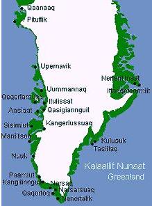 Grönland karta