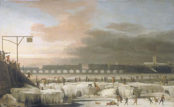 frozen Thames